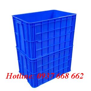 thùng nhựa đặc Hs026 xếp gọn