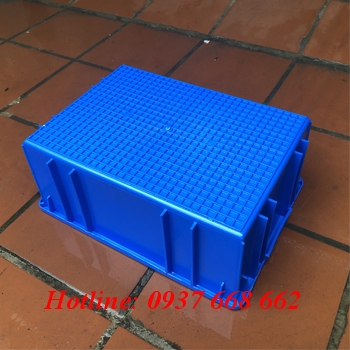 Mặt đáy thùng nhựa b3, xanh dương