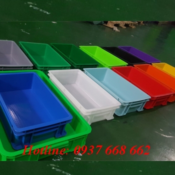 Sản xuất thùng nhựa theo màu yêu cầu