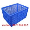 Thùng nhựa rỗng Hs015 (sóng 26 bánh xe). Kích thước: 1186x886x668 mm