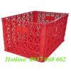 Thùng nhựa rỗng Hs022 (8 bánh xe) - Kt: 850x630x525 mm.