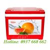 Thùng đá (thùng giữ lạnh) Hibox 35L. Kích thước: 533x355x69 mm.