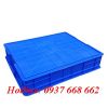 Mặt đáy thùng nhựa đặc Hs006. Kích thước: 530x430x110mm