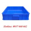 Bán thùng nhựa đặc Hs025. Kích thước: 610x420x100 mm