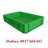 Thùng nhựa đặc Hs0341. Kích thước: 500x330x100mm