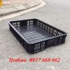 Thùng nhựa rỗng Hs010 chống tĩnh điện - kt: 610x420x100 mm