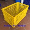 Sóng nhựa hửo 5 bánh xe. Kích thước: 780x500x430 mm. màu vàng