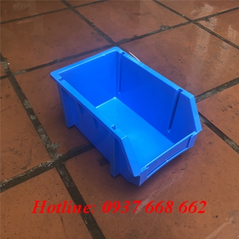 Khay nhựa đựng linh kiện á6, màu xanh dương